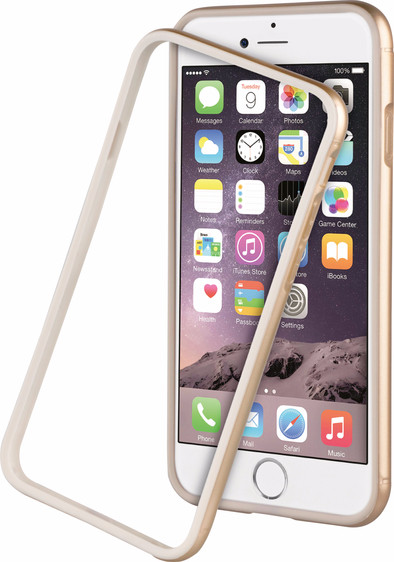 BeHello Apple iPhone 6/6s Bumper Goud is nooit meer leverbaar