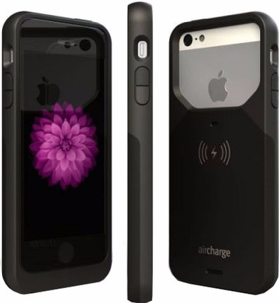 Aircharge Wireless Charging Case Apple iPhone 5/5S/SE Zwart is nooit meer leverbaar