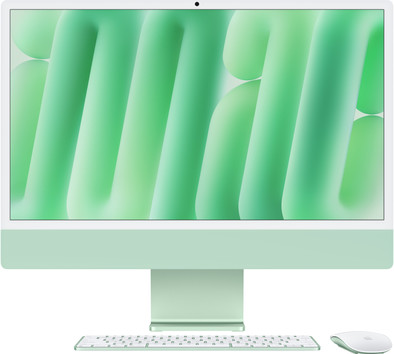 Apple iMac 24 inch M4 (10 core CPU/10 core GPU) 24GB/512GB Groen QWERTY is nooit meer leverbaar