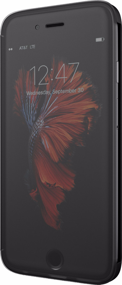 BeHello Clear Touch Book Case Apple iPhone 6&#x2F;6s Zwart is nooit meer leverbaar