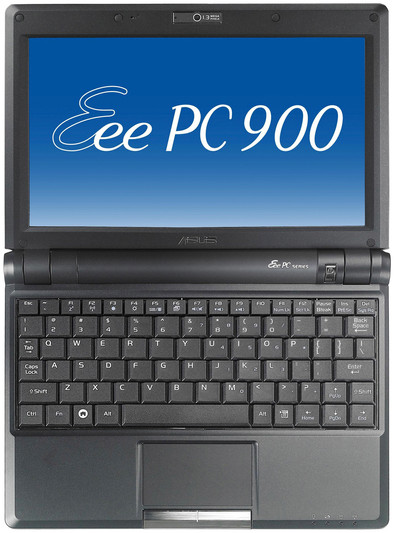 Asus Eee PC 900 Black Qwerty is nooit meer leverbaar