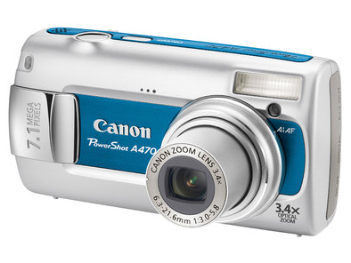 Canon PowerShot A470 Blue is nooit meer leverbaar