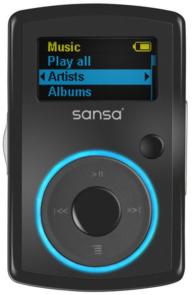 Sandisk Sansa Clip FM 2 GB Black is nooit meer leverbaar