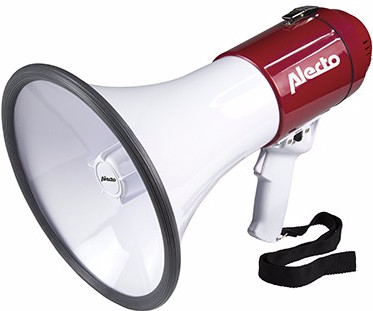 Alecto TRM-1000 Megafoon 50W Wit/Rood is nooit meer leverbaar