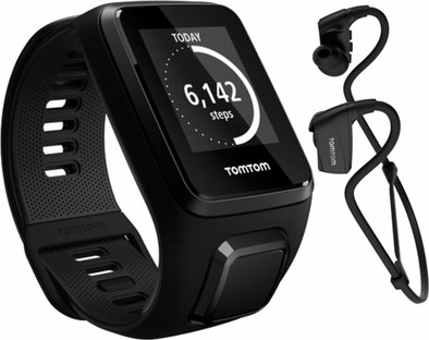TomTom Spark 3 Music + Headphones Black - L is nooit meer leverbaar
