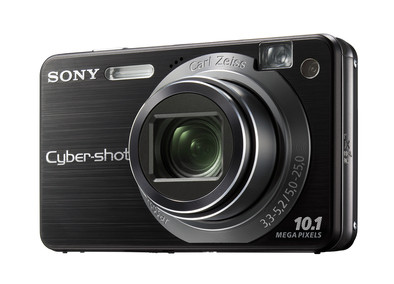 【SONY】 Cyber-shot DSC-W170 ブラック　オール Sony Cybershot DSC-W170 Black | Coolblue | Compactcamera's