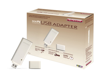 Sitecom Wireless Network USB Adapter 300N WL-302 is nooit meer leverbaar