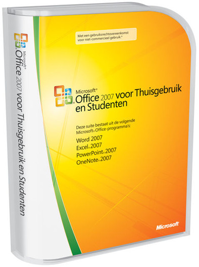 Microsoft Office 2007 voor Thuisgebruik en Studenten is nooit meer leverbaar
