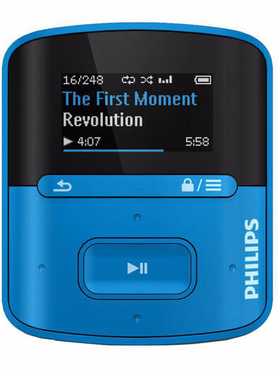 Philips GoGear Raga 4GB Blauw is nooit meer leverbaar