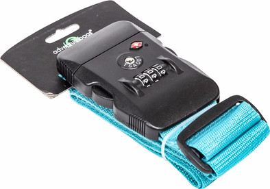 Adventure Bags Kofferriem TSA Slot Blauw is nooit meer leverbaar