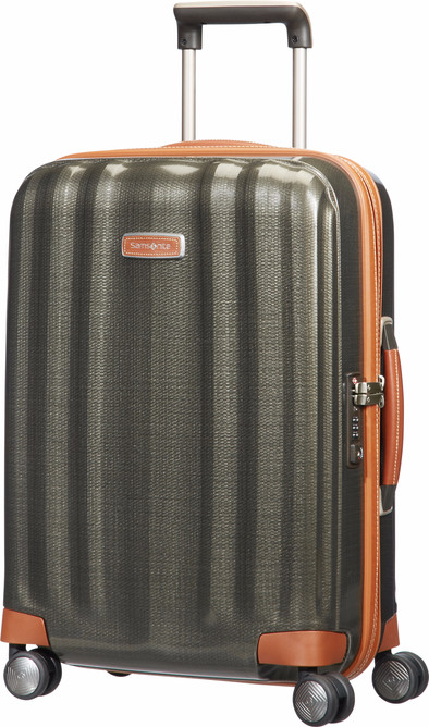 Samsonite Lite-Cube DLX Spinner 55 cm Dark Olive is nooit meer leverbaar
