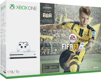 Microsoft Xbox One S 1 TB FIFA 17 bundel is nooit meer leverbaar