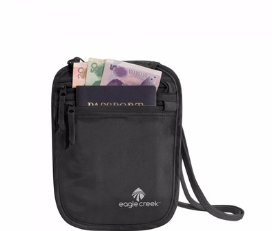 Eagle Creek Silk Undercover Neck Wallet Black is nooit meer leverbaar