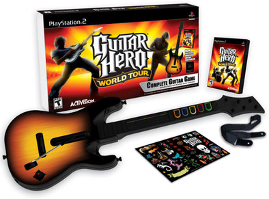 Guitar Hero: World Tour + Guitar PS2 | Coolblue | Games