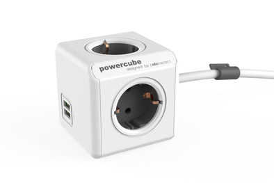 PowerCube USB 4-voudige stekkerdoos 1,5m BE is nooit meer leverbaar