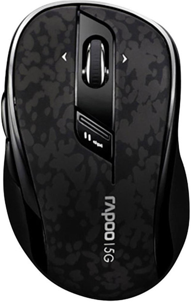 Rapoo 7100P Draadloze Muis Zwart is nooit meer leverbaar