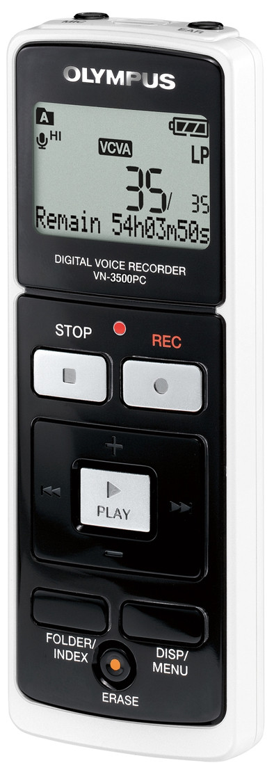 Olympus VN-3500 PC Voice Recorder 128 MB is nooit meer leverbaar