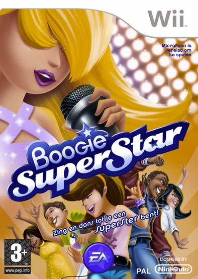 Boogie SuperStar + Microfoon Wii is nooit meer leverbaar