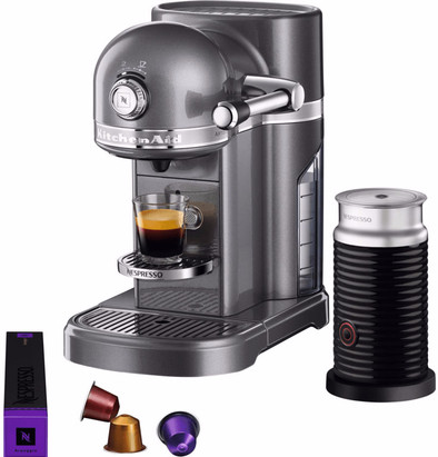 KitchenAid Nespresso en Aeroccino 5KES0504 Tingrijs is nooit meer leverbaar