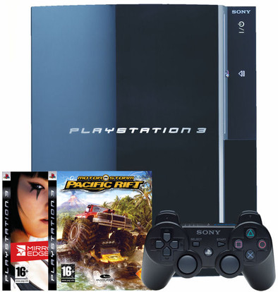 PS3 80 GB + MotorStorm 2 + Mirror's Edge | Coolblue | Consoles