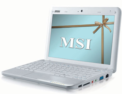 MSI Wind Wit U100-416EU is nooit meer leverbaar
