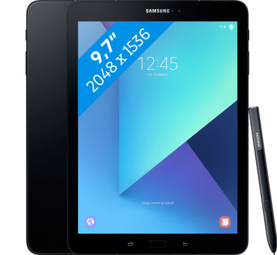Samsung Galaxy Tab S3 Wifi + 4G Zwart is nooit meer leverbaar