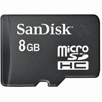 SanDisk Micro SDHC 8 GB is nooit meer leverbaar