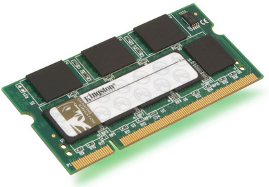 Kingston Laptopgeheugen 2 GB DDR2-800/667/533MHz is nooit meer leverbaar
