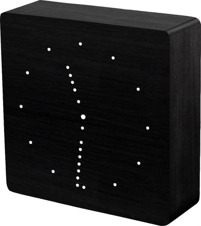 Gingko Analoog Click Clock Zwart is nooit meer leverbaar