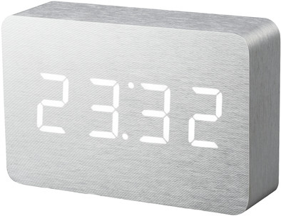 Gingko Brick Click Clock Aluminium is nooit meer leverbaar