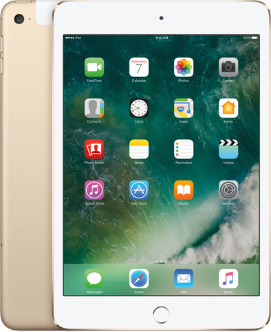 Apple iPad Mini 4 Wifi + 4G 32 GB Goud | Coolblue | Tablets