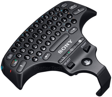 Sony PS3 Wireless Keypad QWERTY is nooit meer leverbaar