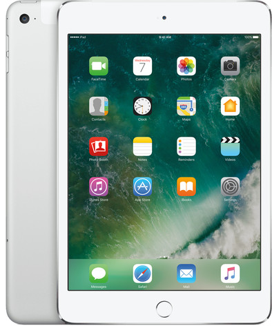 Apple iPad Mini 4 Wifi + 4G 32 GB Zilver | Coolblue | Tablets