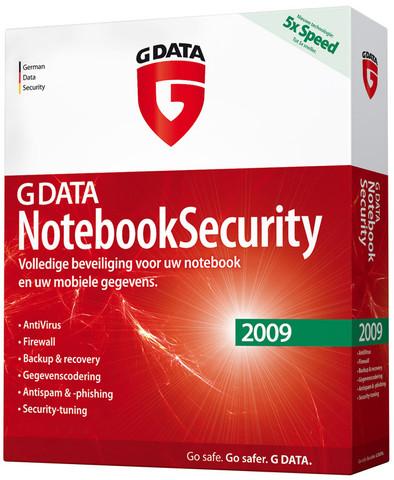 G DATA Notebook Security 2009 is nooit meer leverbaar