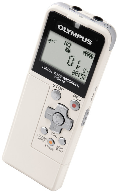 Olympus WS-110 Voice Recorder 256 MB is nooit meer leverbaar