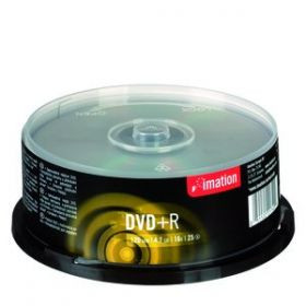 Imation DVD+R 4.7 GB, 16x Spindle (25) is nooit meer leverbaar