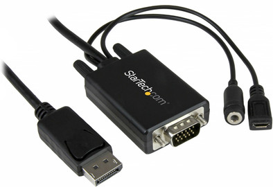 StarTech DisplayPort naar VGA kabel met audio 2 meter is nooit meer leverbaar
