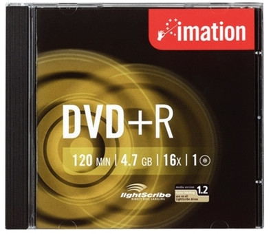 Imation DVD+R Lightscribe 16x Slim V1.2 (10) is nooit meer leverbaar