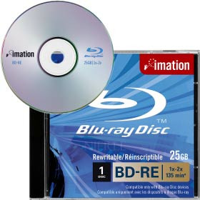 Imation BD-RW Blu-Ray 25 GB Jewel (1) is nooit meer leverbaar