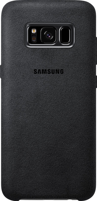 Samsung Galaxy S8 Alcantara Back Cover Zwart is nooit meer leverbaar