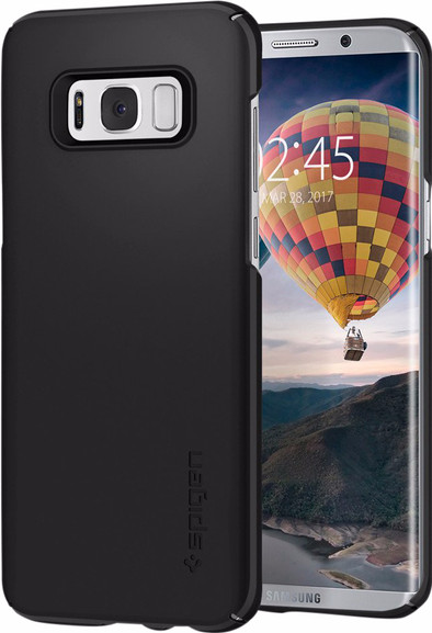 Spigen Thin Fit Samsung Galaxy S8 Plus Back Cover Zwart is nooit meer leverbaar
