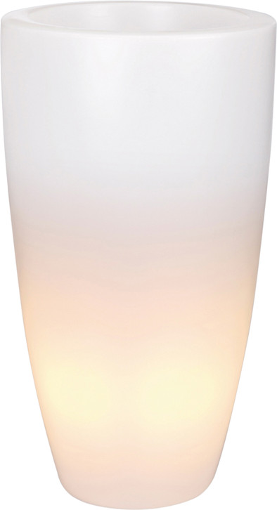 Elho Pure soft round high LED light 50 transparant is nooit meer leverbaar