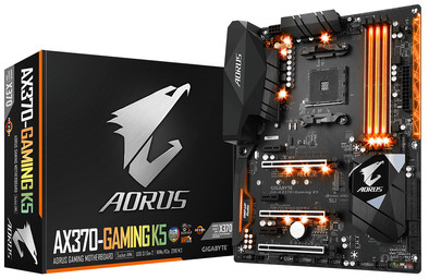 Gigabyte AORUS AX370 Gaming K5 Coolblue Motherboards