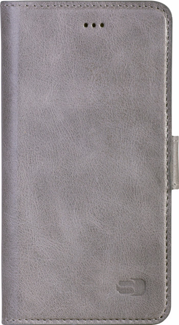 Senza Pure Leather Wallet Apple iPhone 7 Plus Book Case Grijs is nooit meer leverbaar