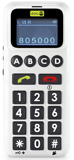 Doro HandleEasy 328GSM White is nooit meer leverbaar