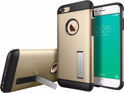 Spigen Slim Armor Case Apple iPhone 6/6s Goud is nooit meer leverbaar