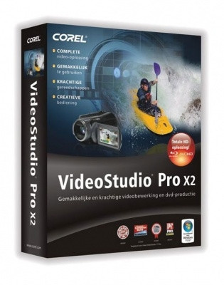 Corel Video Studio Pro X2 NL is nooit meer leverbaar