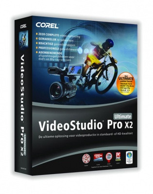 Corel Video Studio Pro X2 Ultimate NL is nooit meer leverbaar