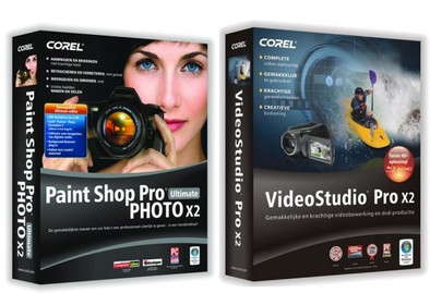 Corel Paint Shop Pro Photo X2 Ultimate + Video Studio Pro X2 is nooit meer leverbaar