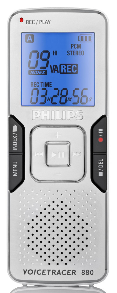 Philips Digital Voice Tracer PCM  880 - 2 GB is nooit meer leverbaar